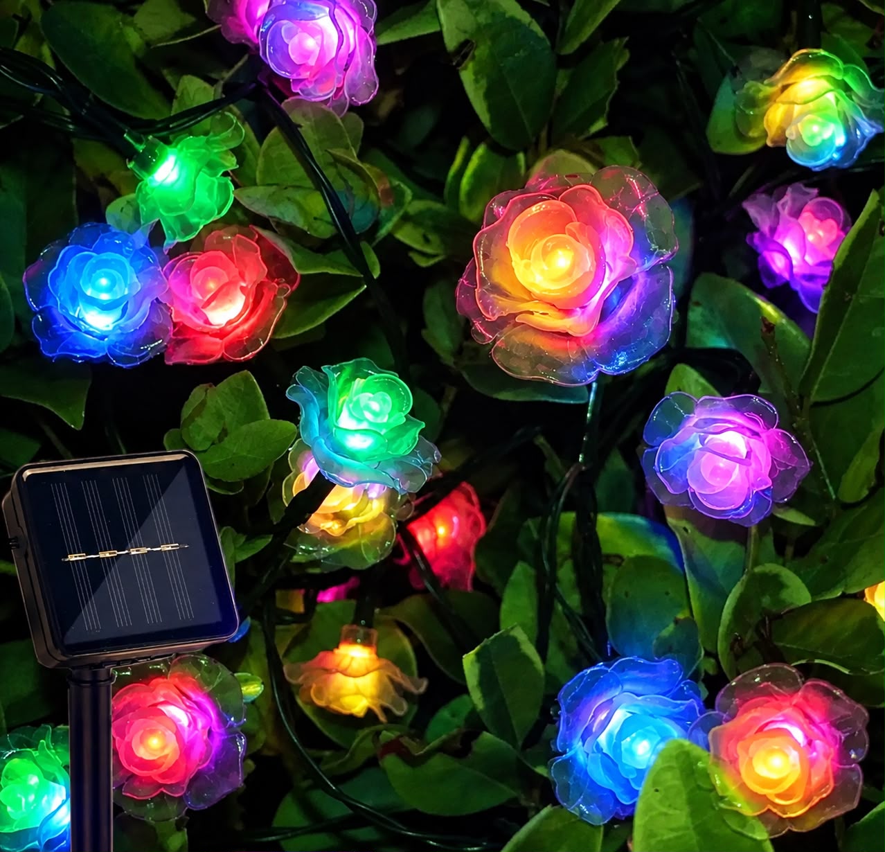 Luces flores 5M Multicolor
