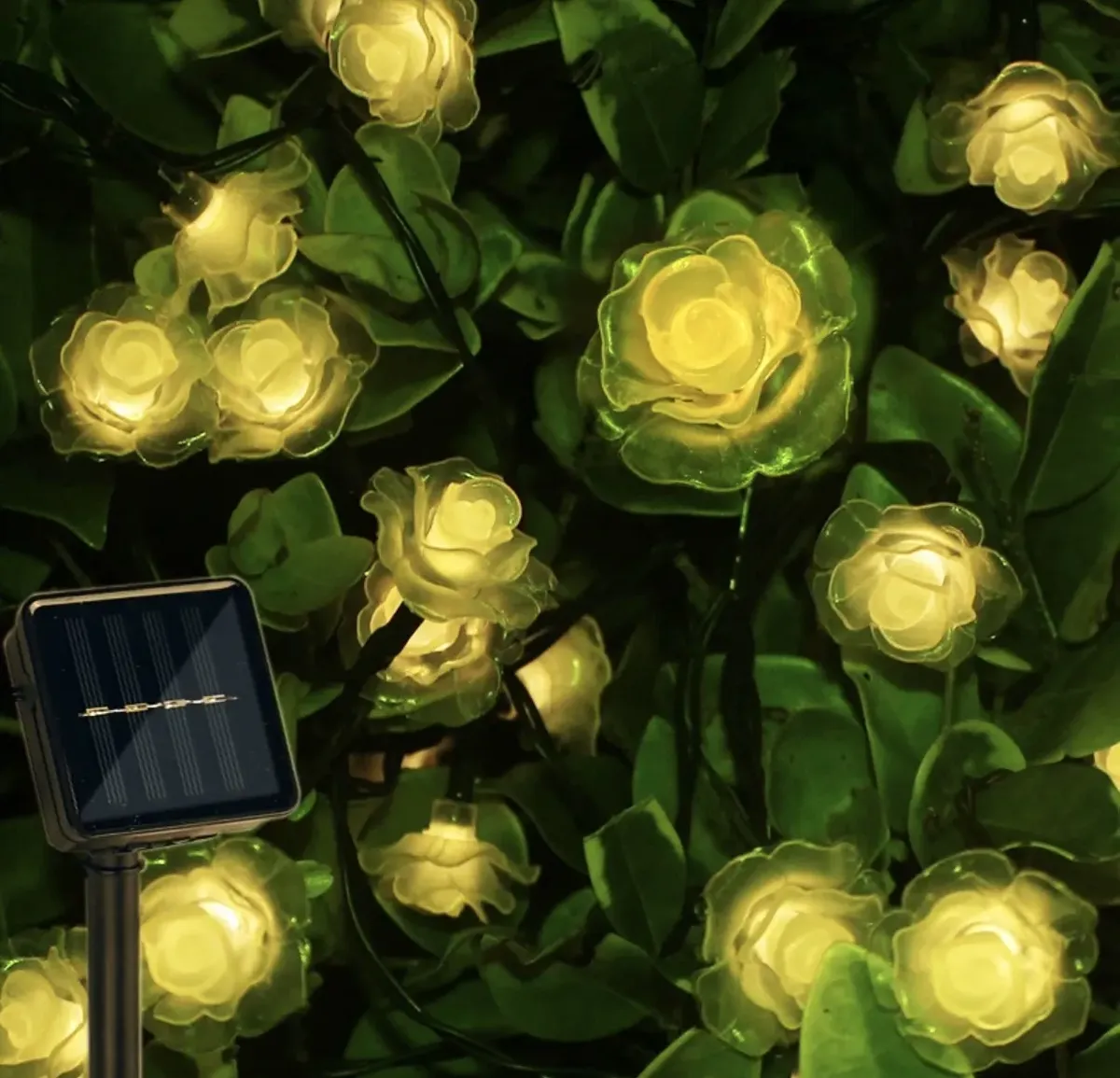 Luces flores 5M Amarilla